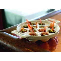 REVOL Plat De Cuisson|Plat à Escargots Noir 12 trous Belle Cuisine