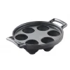 REVOL Plat De Cuisson|Plat à Escargots Noir 6 trous Belle Cuisine