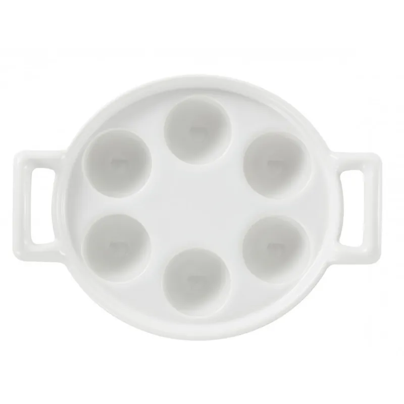 REVOL Plat De Cuisson|Plat à Escargots Noir 6 trous Belle Cuisine