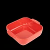 PEUGEOT Plat De Cuisson|Plat à Four Carré en Céramique Appolia 21 cm Rouge
