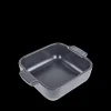 PEUGEOT Plat De Cuisson|Plat à Four Carré en Céramique Appolia 18 cm Ardoise