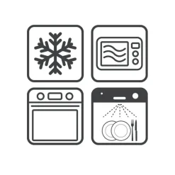 PEUGEOT Plat De Cuisson|Plat à Four Carré en Céramique Appolia 18 cm Ardoise