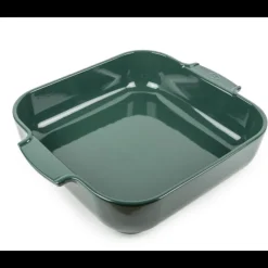 PEUGEOT Plat De Cuisson|Plat à Four Carré en Céramique Appolia 36 cm Vert Forêt