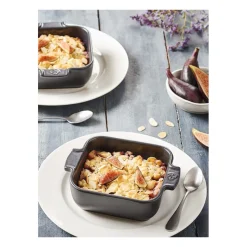 PEUGEOT Plat De Cuisson|Plat à Four Carré en Céramique Appolia 18 cm Ecru