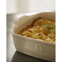 EMILE HENRY Plat De Cuisson|Plat à Four Carré en Céramique 28 x 24 cm Provence