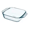 PYREX Plat De Cuisson|Plat à Four en Verre Carré 29 x 23 cm 2,3 L Irrésistible