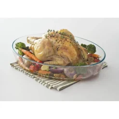 PYREX Plat De Cuisson|Plat à Four en Verre Ovale 35 x 24 cm 3 L Classic