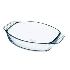 PYREX Plat De Cuisson|Plat à Four en Verre Ovale 30 x 21 cm 2 L Irrésistible