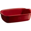 EMILE HENRY Plat De Cuisson|Plat à Four Individuel en Céramique Grand Cru 22 x 14,5 cm