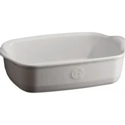 EMILE HENRY Plat De Cuisson|Plat à Four Individuel en Céramique Farine 22 x 14,5 cm