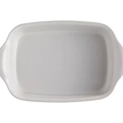 EMILE HENRY Plat De Cuisson|Plat à Four Individuel en Céramique Farine 22 x 14,5 cm