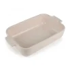 PEUGEOT Plat De Cuisson|Plat à Four Rectangulaire en Céramique Appolia 22 cm Ecru