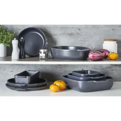 PEUGEOT Plat De Cuisson|Plat à Four Rectangulaire en Céramique Appolia 40 cm Ardoise