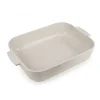 PEUGEOT Plat De Cuisson|Plat à Four Rectangulaire en Céramique Appolia 40 cm Ecru