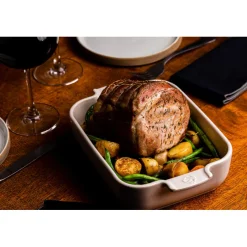 PEUGEOT Plat De Cuisson|Plat à Four Rectangulaire en Céramique Appolia 40 cm Ecru