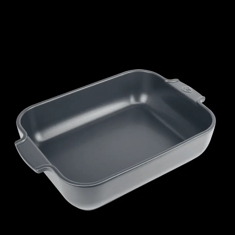 PEUGEOT Plat De Cuisson|Plat à Four Rectangulaire en Céramique Appolia 32 cm Ardoise