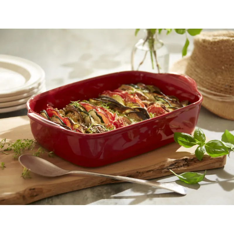 EMILE HENRY Plat De Cuisson|Plat à Four Rectangulaire Grand cru 29 x 19 cm