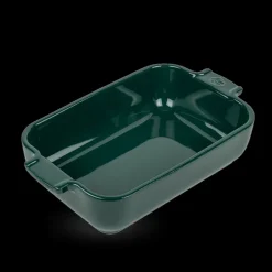 PEUGEOT Plat De Cuisson|Plat à Four Rectangulaire en Céramique Appolia 22 cm Vert Forêt