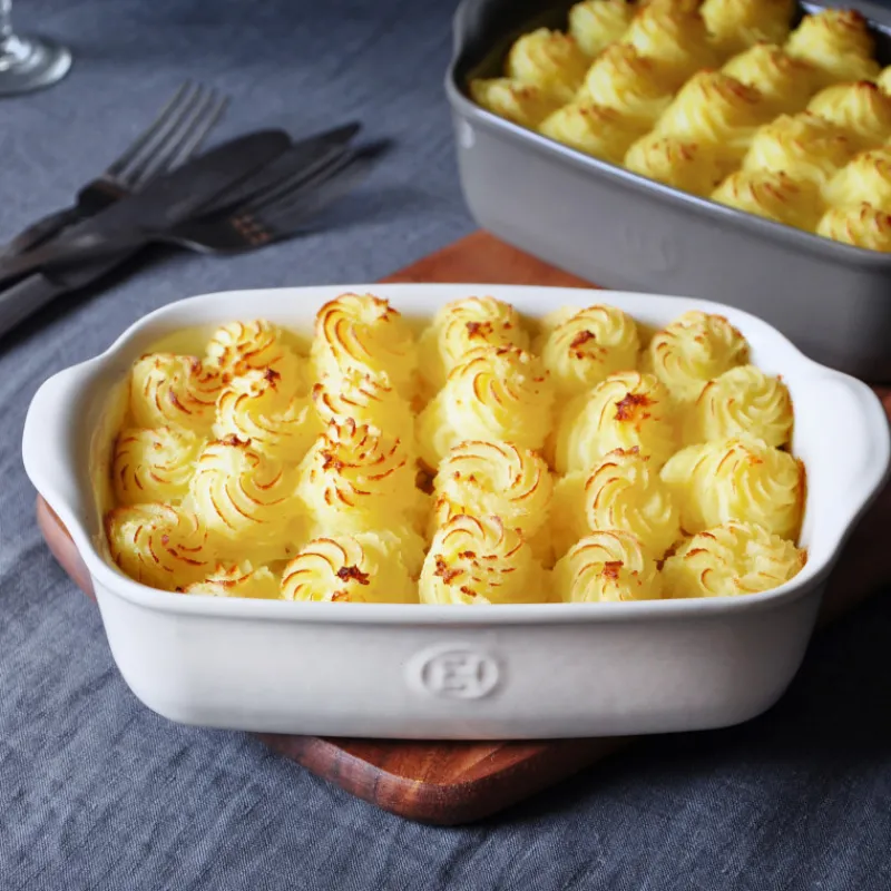 EMILE HENRY Plat De Cuisson|Plat à Four Rectangulaire en Céramique 29 x19 cm Provence