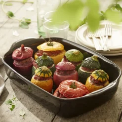 EMILE HENRY Plat De Cuisson|Plat à Four Rectangulaire en Céramique 29 x19 cm Provence