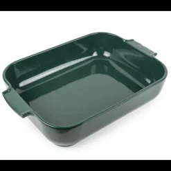 PEUGEOT Plat De Cuisson|Plat à Four Rectangulaire en Céramique Appolia 40 cm Vert Forêt
