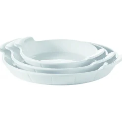 IN SITU Servir, Présenter|Plat De Cuisson|Plat à Oeuf Porcelaine Blanc Ø 18 cm