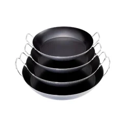 DE BUYER Plats À Paëlla|Plat à Paella Tôle Bleue Ø 37 cm Outdoor