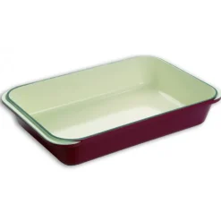 MATFER Plat De Cuisson|Plat à Rôtir en Fonte 40 x 25 cm rectangulaire