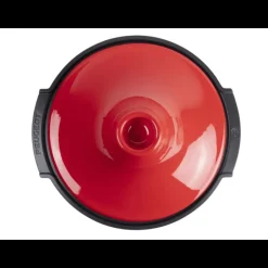 PEUGEOT Tajines|Plat à Tajine en Aluminium Revêtement Céramique 30 cm Rouge