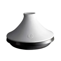 EMILE HENRY Tajines|Plat à Tajine en céramique 33,5 cm Blanc Ardoise Delight