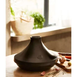 EMILE HENRY Tajines|Plat à Tajine en Céramique 27,5 cm Ardoise Delight