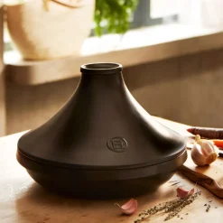 EMILE HENRY Tajines|Plat à Tajine en Céramique 27,5 cm Ardoise Delight