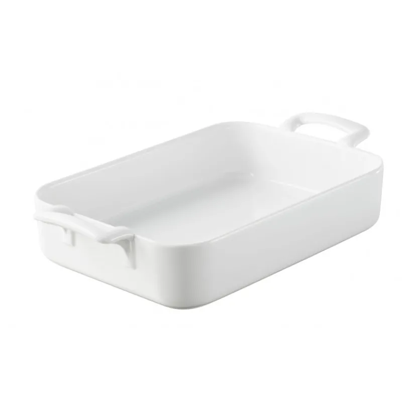 REVOL Plat De Cuisson|Plat Rectangulaire Blanc 30x22 cm Belle Cuisine