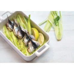 REVOL Plat De Cuisson|Plat Rectangulaire Blanc 26x19 cm Belle Cuisine