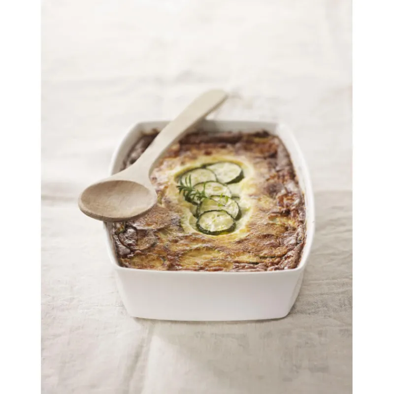 REVOL Servir, Présenter|Plat De Cuisson|Plat Rectangulaire Blanc 28 x 18,5 cm Alexandrie