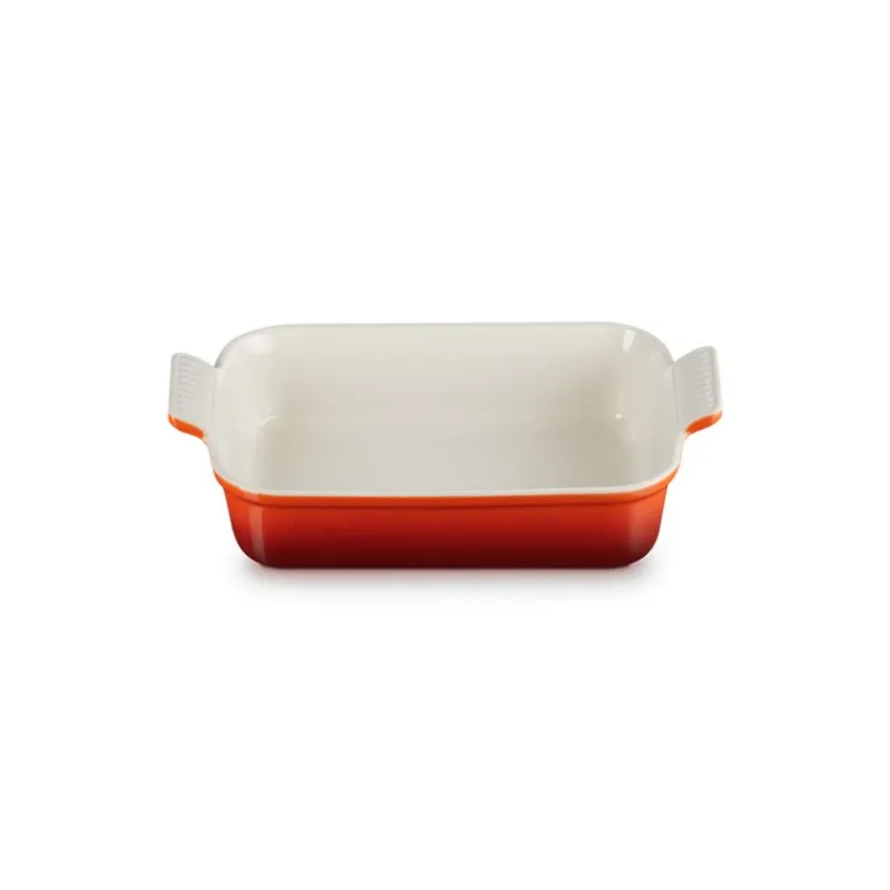 LE CREUSET Plat De Cuisson|Plat Rectangulaire Céramique 26 cm Cerise
