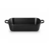 LE CREUSET Plat De Cuisson|Plat Rectangulaire en Fonte 37 cm Noir Mat
