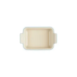 LE CREUSET Plat De Cuisson|Plat Rectangulaire Héritage en Céramique 32 cm Azur Tradition
