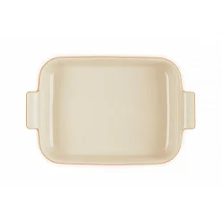 LE CREUSET Plat De Cuisson|Plat Rectangulaire Héritage en Céramique 32 cm Volcanique Tradition