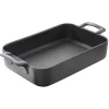 REVOL Plat De Cuisson|Plat Rectangulaire Noir 19x13 cm Belle Cuisine