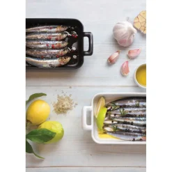 REVOL Plat De Cuisson|Plat Rectangulaire Noir 19x13 cm Belle Cuisine