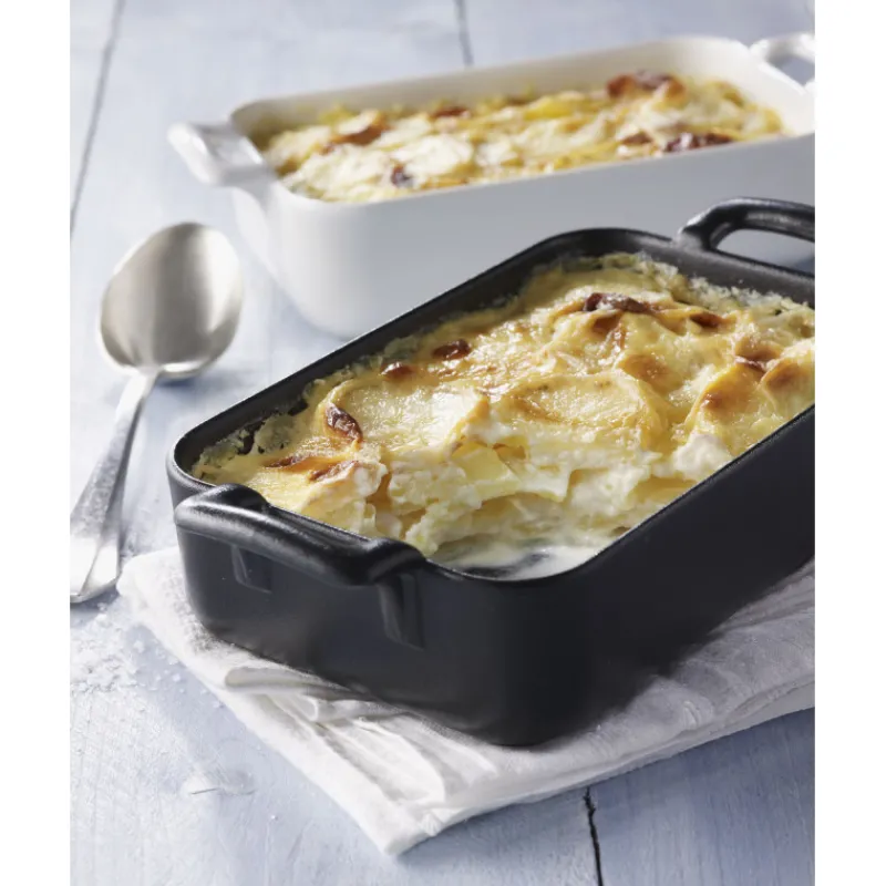 REVOL Plat De Cuisson|Plat Rectangulaire Noir 19x13 cm Belle Cuisine