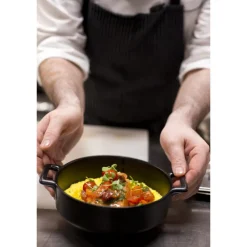 REVOL Plat De Cuisson|Plat Rond Noir Ø18,5 cm Belle Cuisine