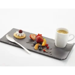 REVOL Servir, Présenter|Vaisselle|Plateau Gourmand 1 encoche Ardoise 29 x 13 cm Basalt