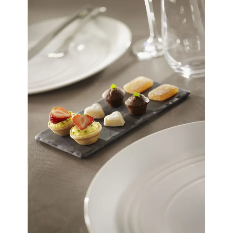 REVOL Servir, Présenter|Plateau Rectangulaire Ardoise 20 x 10 cm Basalt