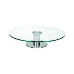 IBILI Présentoirs Pour Gâteaux|Plateau Tournant en Verre Ø 30 cm