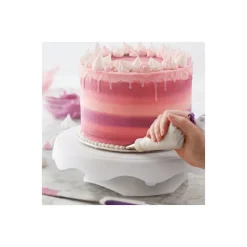 WILTON Présentoirs Pour Gâteaux|Plateau Tournant Réglable en Hauteur 32 cm
