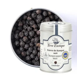 TERRE EXOTIQUE Poivre|Poivre Noir de Kampot 70 g