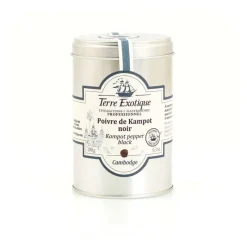 TERRE EXOTIQUE Poivre|Poivre Noir de Kampot 180 g