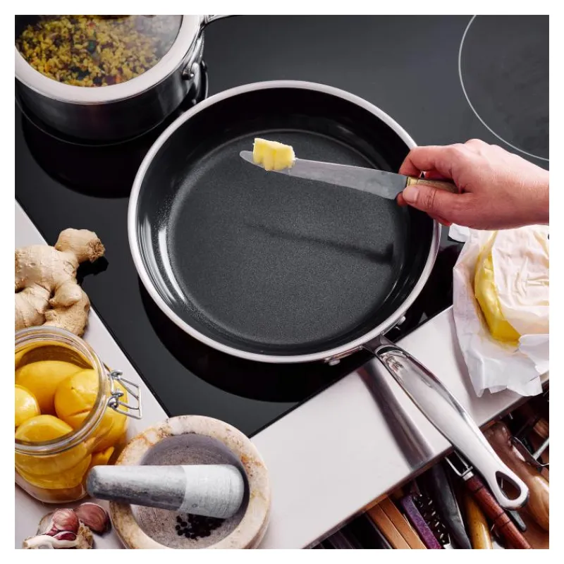 GREENPAN Poêles|Poêle à Frire Inox Ø 24 cm PREMIERE